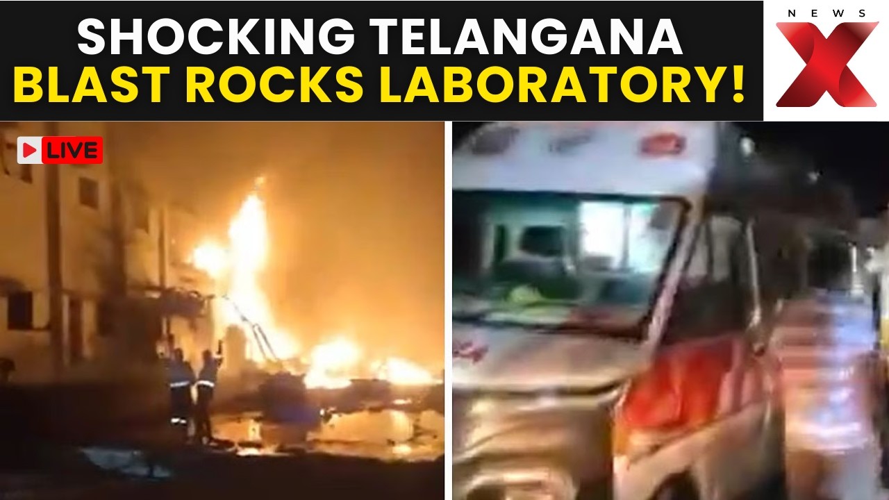 Telangana Blast LIVE | Fire Erupts After Massive Telangana Lab Blast; Authorities Battle Blaze