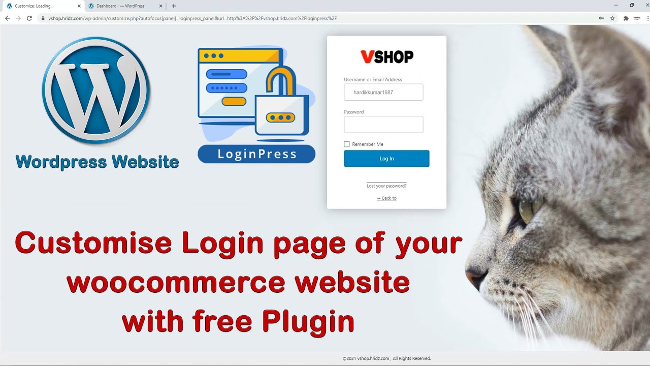 Make A Custom Login Page On WordPress website For Free With free plugin LoginPress