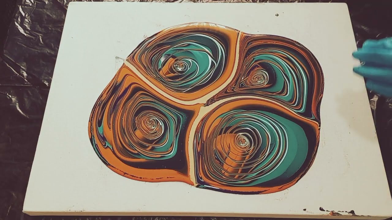#295 Chameleon Cells in an Abstract Pour 🙌🙌🙌 #chameleoncells