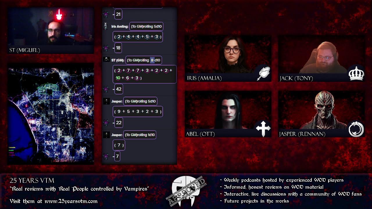 VtM: Beyond Armageddon Live Stream - A Sabbat Actual Play