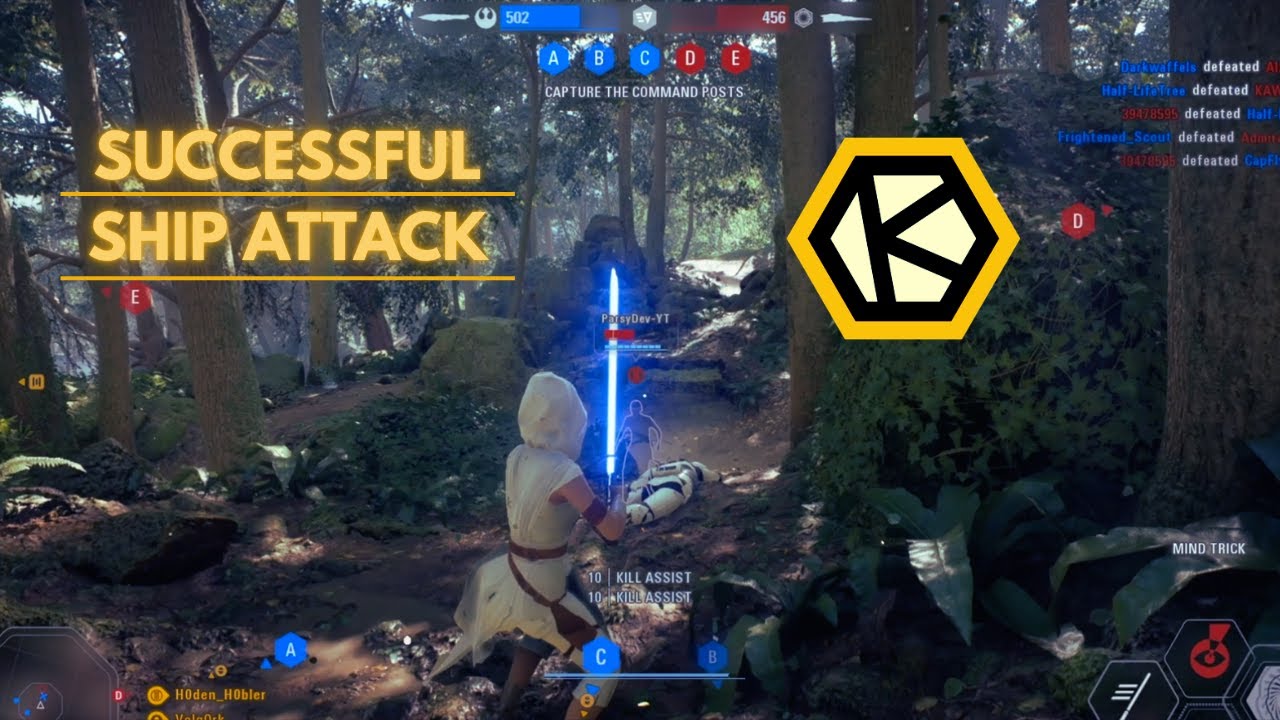 Star Wars Battlefront 2 Conquest - Kyber Server [SUCCESSFUL Ship ATTACK on TAKODANA]