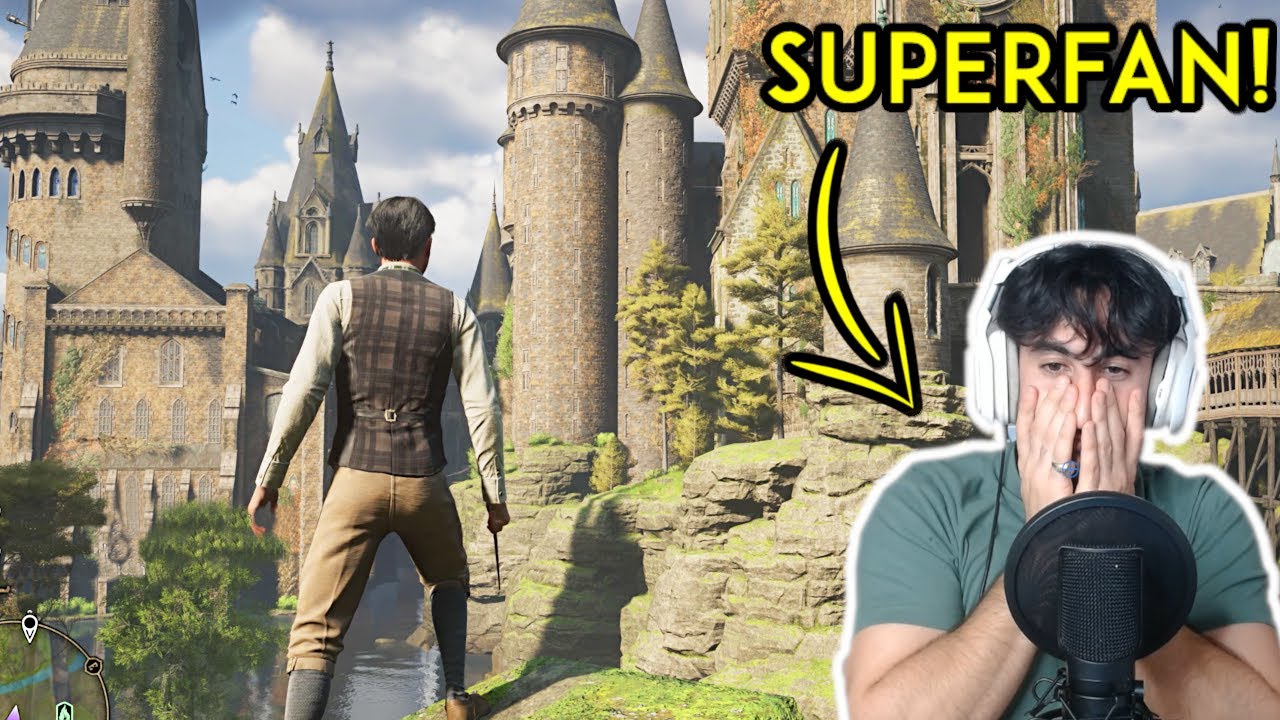 Harry Potter SUPERFAN Plays Hogwarts Legacy! - 4K