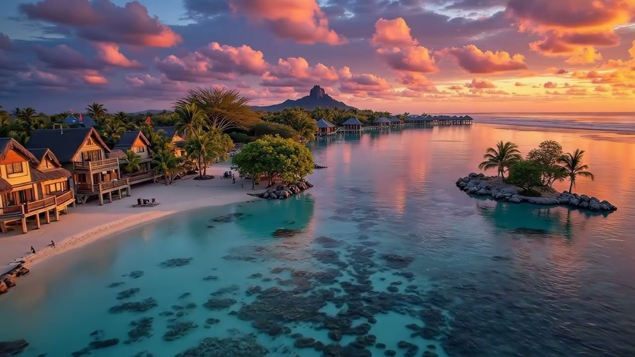 Tropical House 2026 | Летний музыкальный микс и счастливые чилл-биты | Райский курорт на закате
