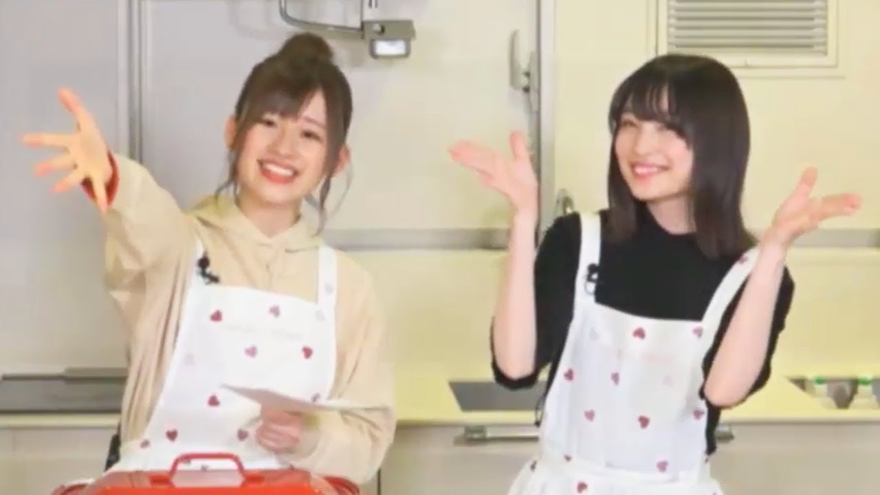 【可愛いかよ】高橋李依「はみ出てる！はみ出てるっ//」上田麗奈「ゴメンね///」ハート柄エプロン姿で新妻感あふれるりえりーとうえしゃまが仲良く二人でプチチョコケーキを作る動画♪最＆高♡