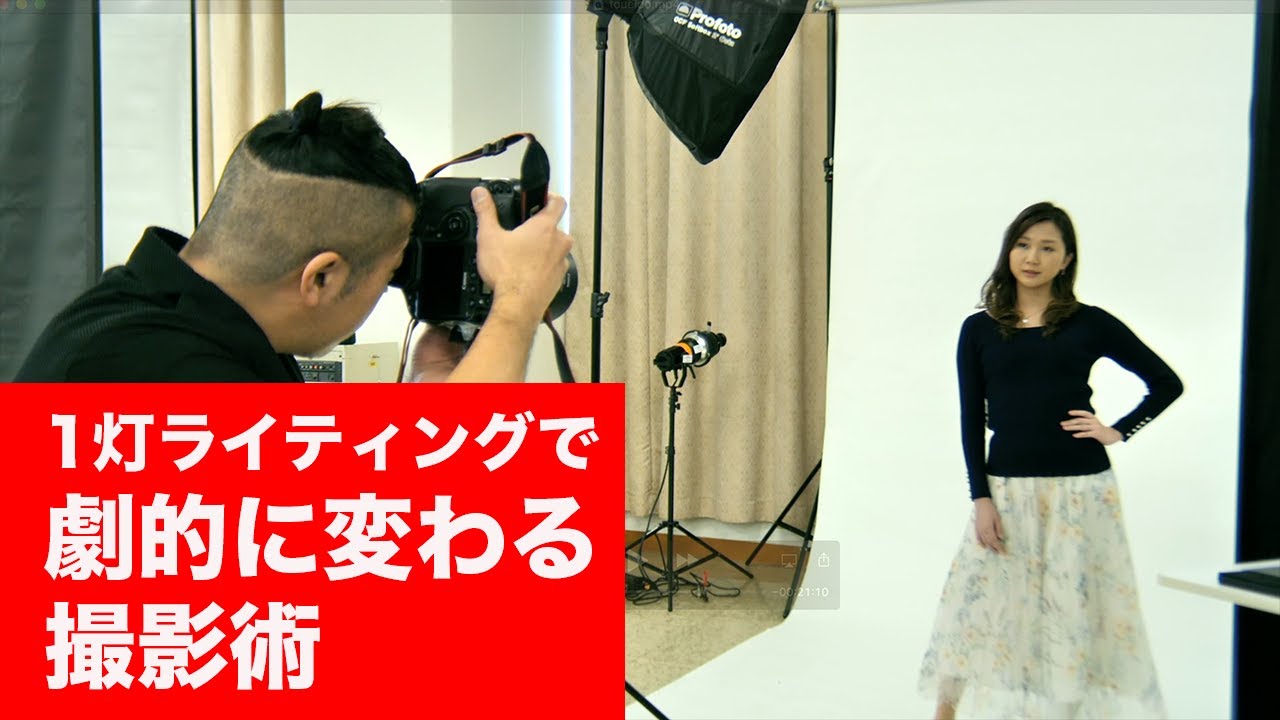 東映堂プロ機材セミナー『1灯ライティングで劇的に変わる撮影術』講師：安澤剛直氏
