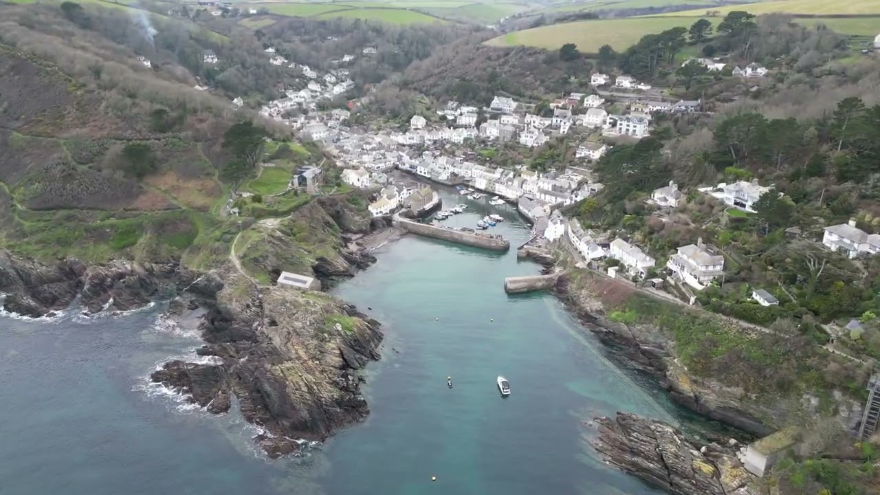 Polperro and Talland Bay, Cornwall.