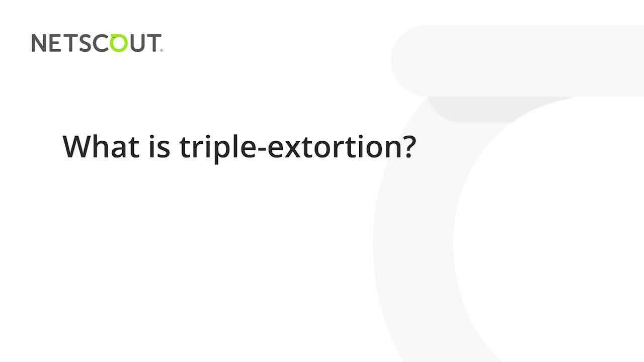 What is Triple Extortion?