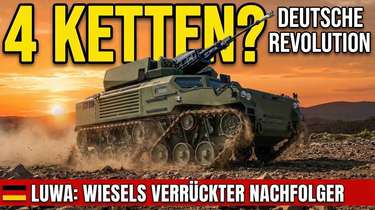 NATO SCHOCKIERT: Wie Deutschlands 4-Ketten-Panzer den Wiesel ersetzt