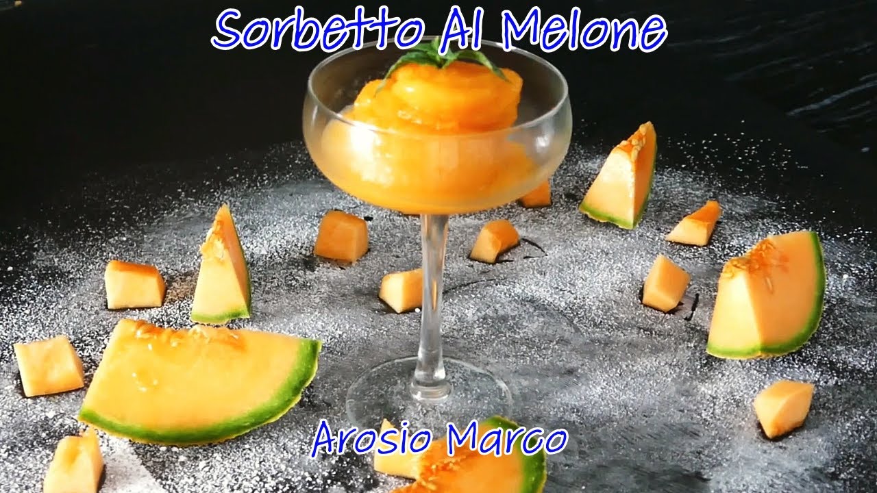 Sorbetto Al Melone, Solo 3 Ingredienti, Il Dolce Estivo Perfetto!