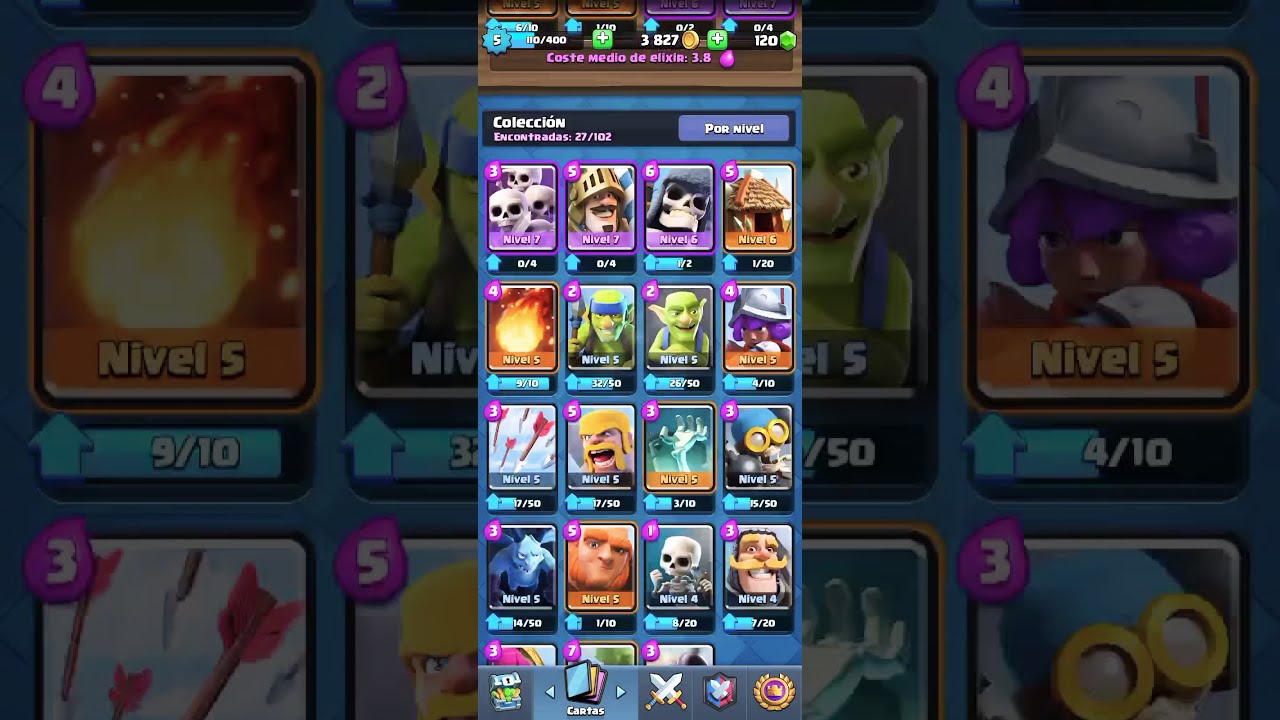 gameplay de Clash Royale sin comentar