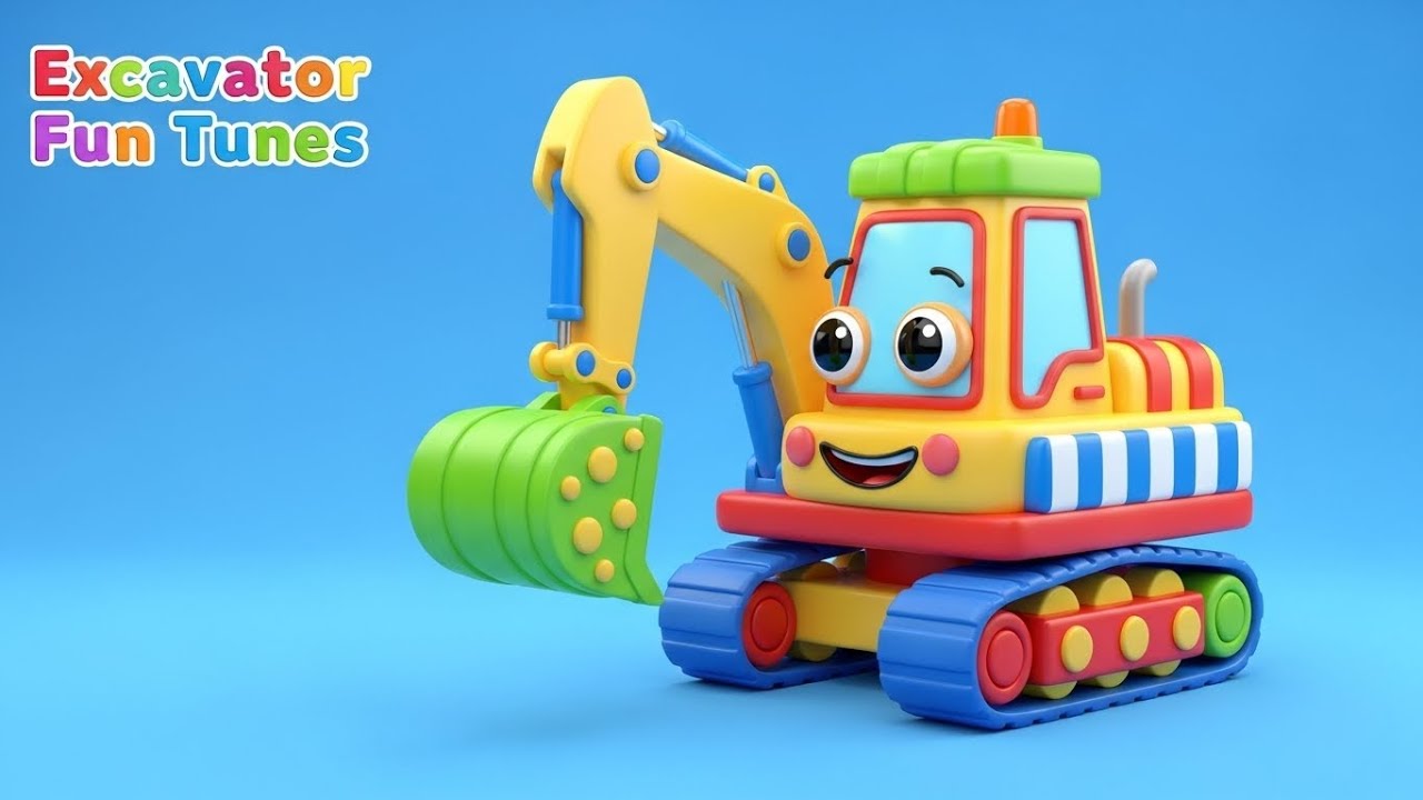 🚧 Kids Songs About Diggers and Bulldozers | City Construction Cartoon