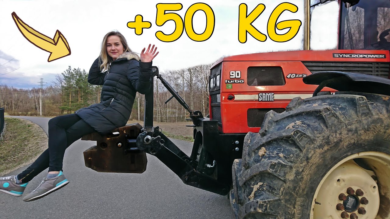 ZROBIŁEM OBCIĄŻNIK - DIY - Agata + 300 kg - Budowa obciążnika na przedni tuz