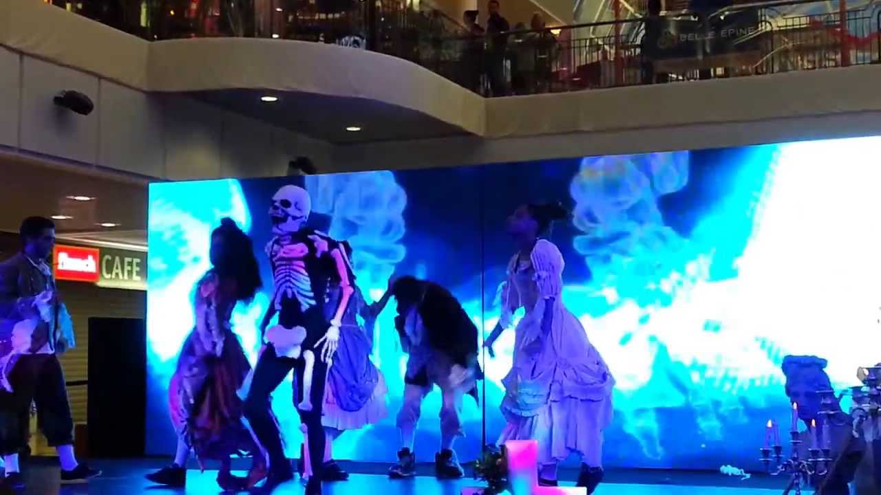 Christopher Gasper preforming Thriller, 2Bad, Ghosts & Threatened