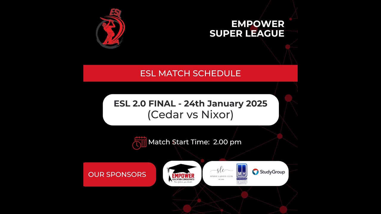Empower Super League Season 2 | Final | Cedar vs Nixor
