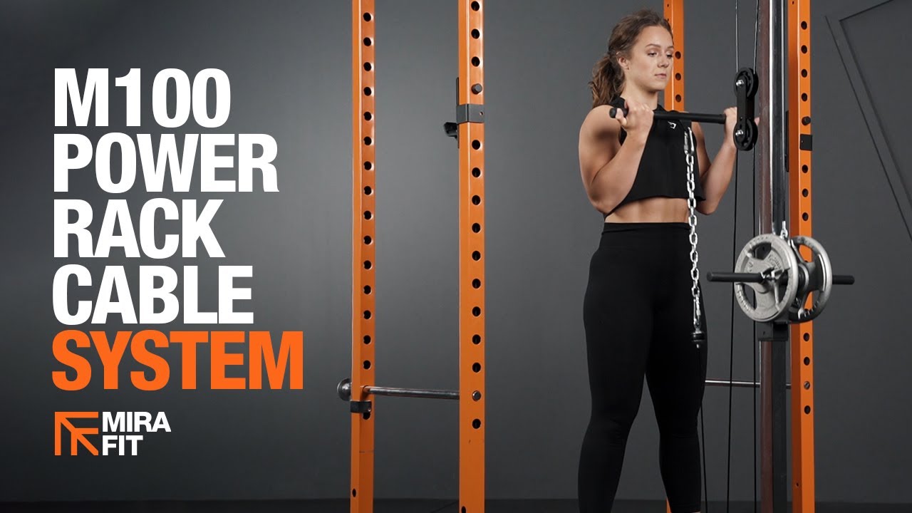 Mirafit M100 Power Rack Cable Pulley System