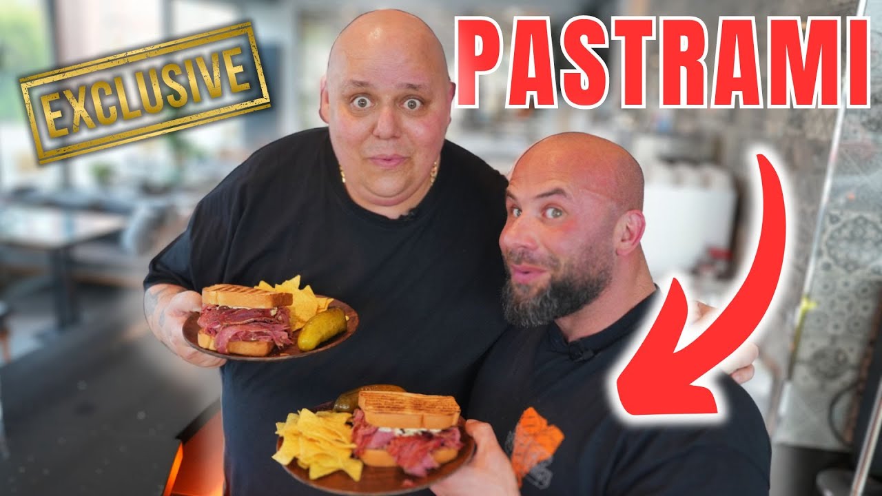 Noch vor der Eröffnung: Ich probiere das legendäre Pastrami von @BeastKitchen