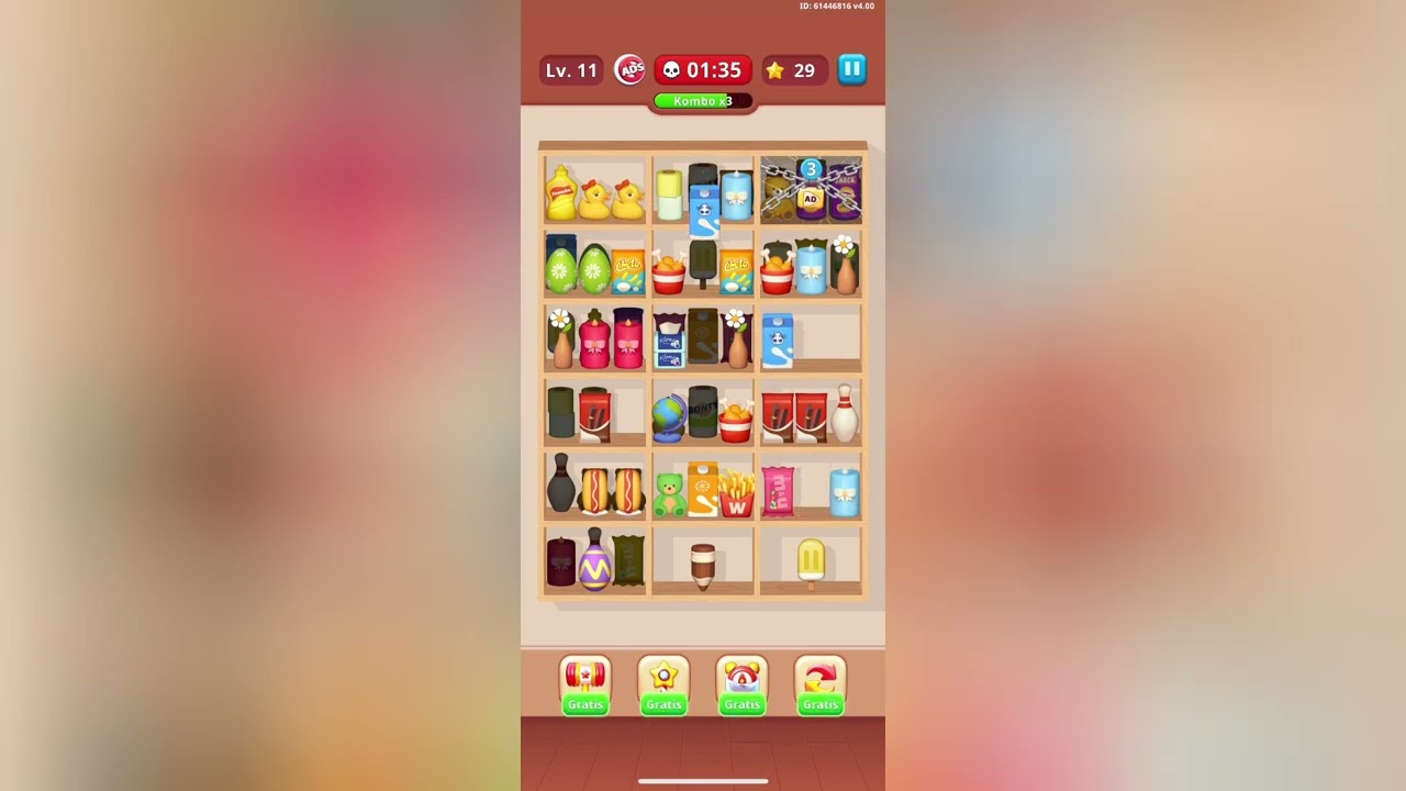 Goods Sorting Level 11 Solution walkthrough 