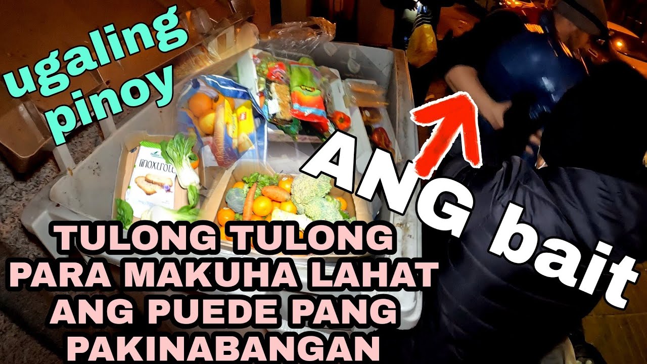 ESPAÑOL NA KASAMA SA DUMPSTER UGALING PINOY MAPAGBIGAY AT MATULUNGIN / DUMPSTER DIVING JEZVLOG
