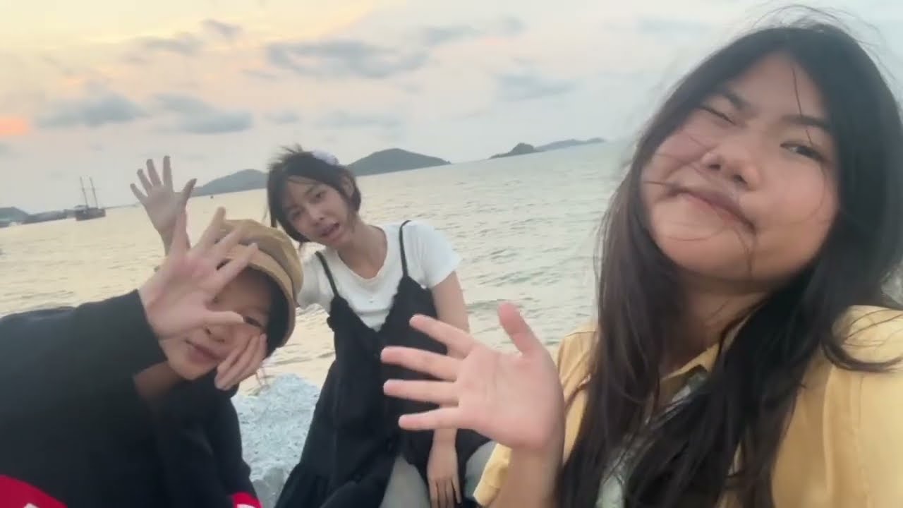 VLOG 5 Travel in sattahip 🩷 #vlog #sattahip #friends 
