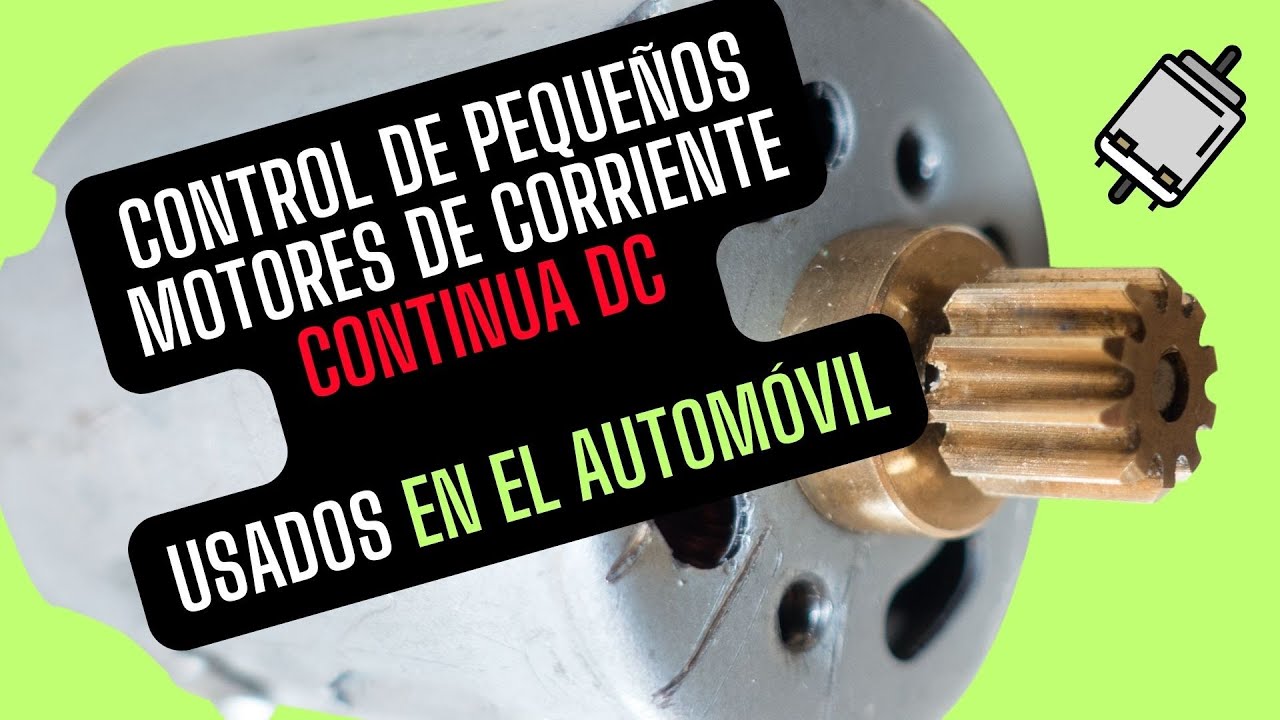 Управление двигателями постоянного тока постоянного тока, используемыми в автомобилях Легко