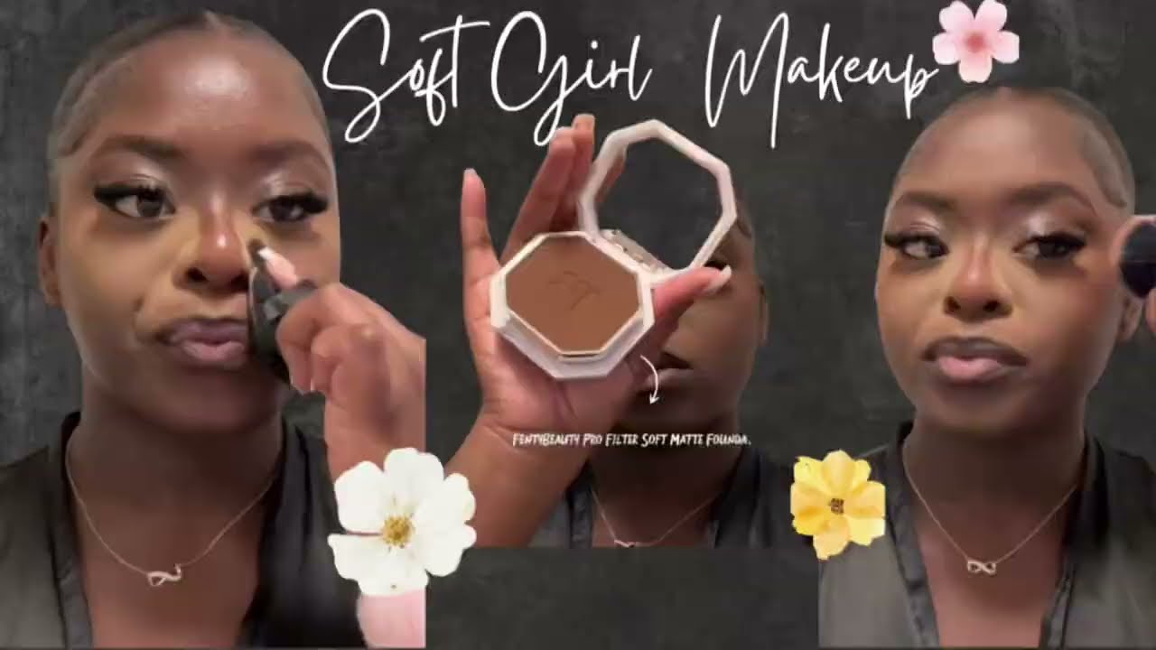 CLEAN BLACK GIRL MAKEUP FOR BEGINNERS| SIMPLE🎀
