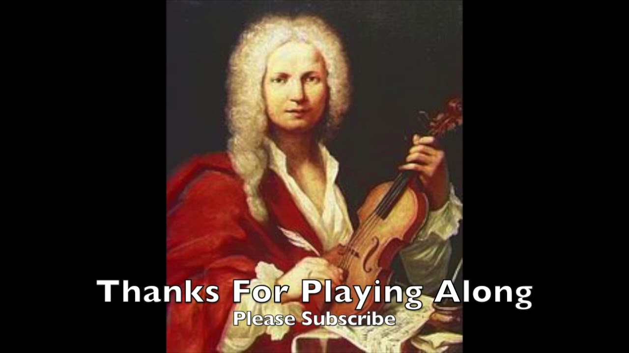 Full Orchestra Accompaniment for Vivaldi Winter 1st Movement.
