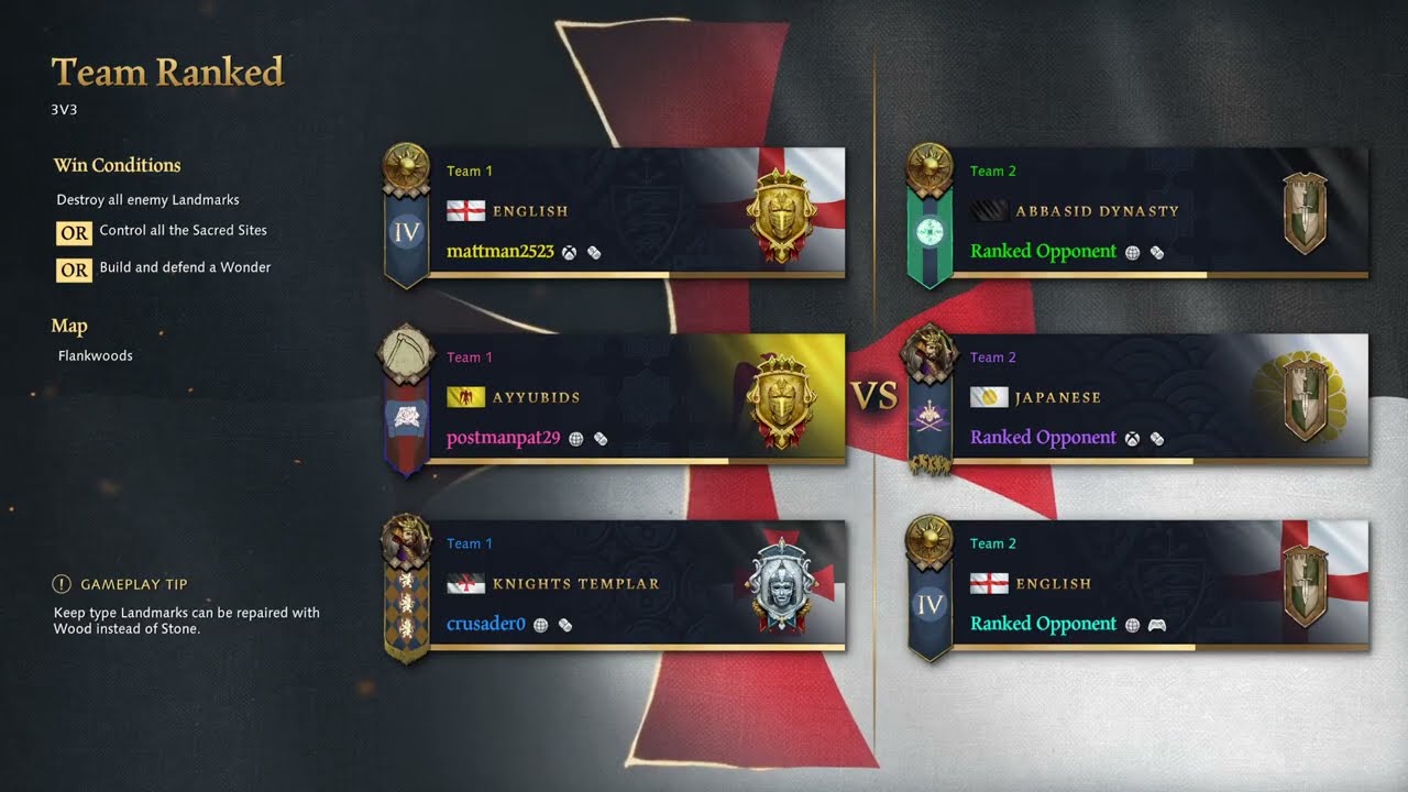 AOE4 Teams 3v3 - KT Raiding