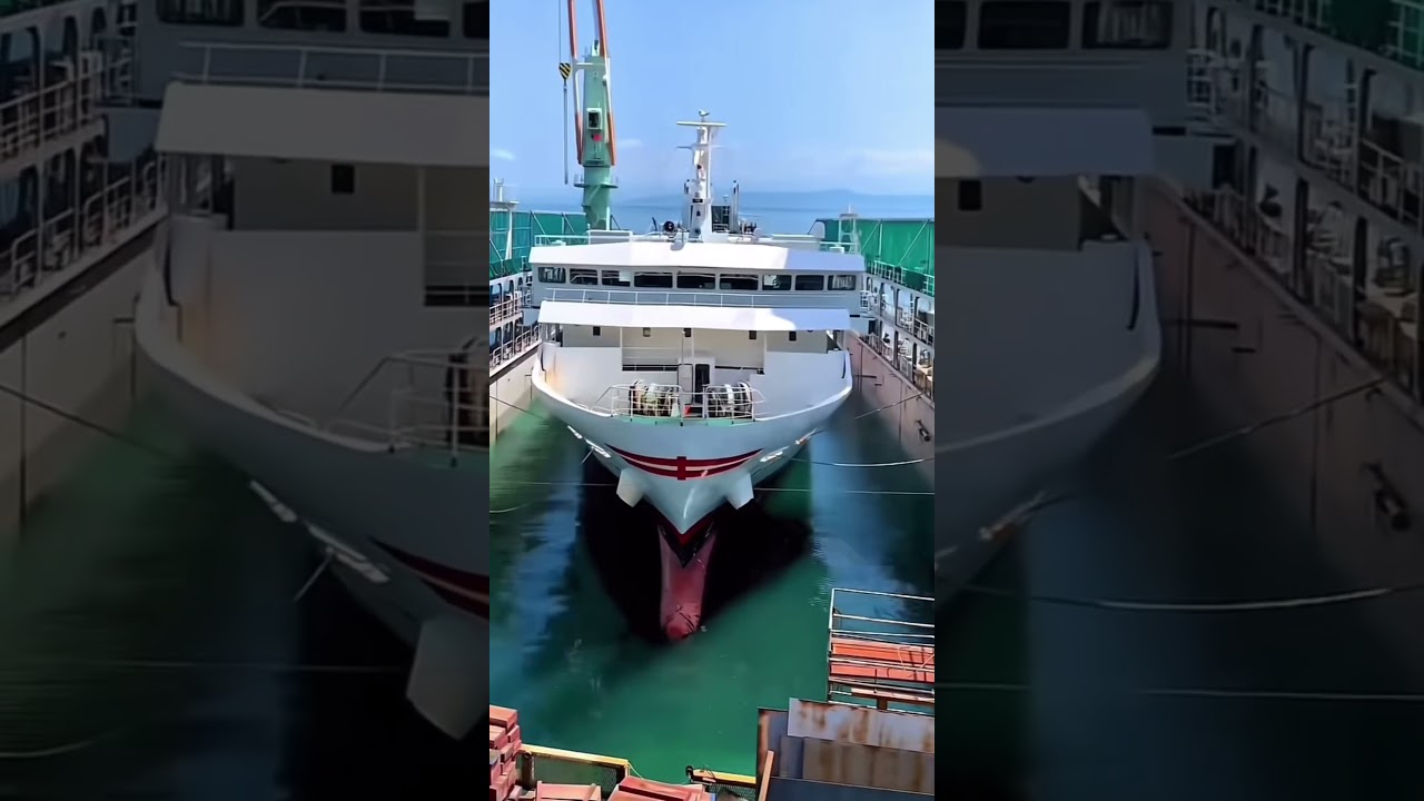 Pływający dok suchy w akcji