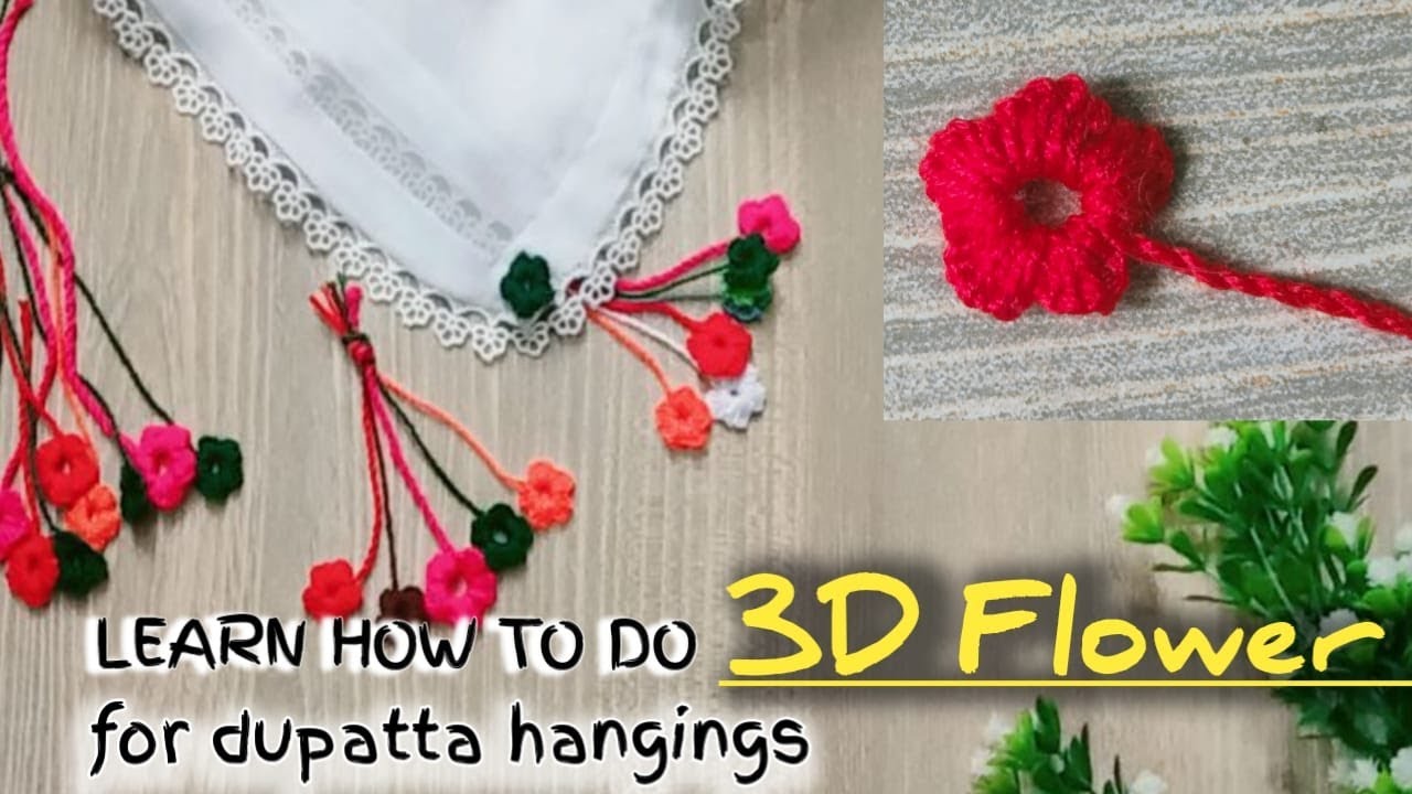 This Amazing Trick Makes Creating 3D Embroidery Flowers So Easy! 3D Flower Wreath Design!