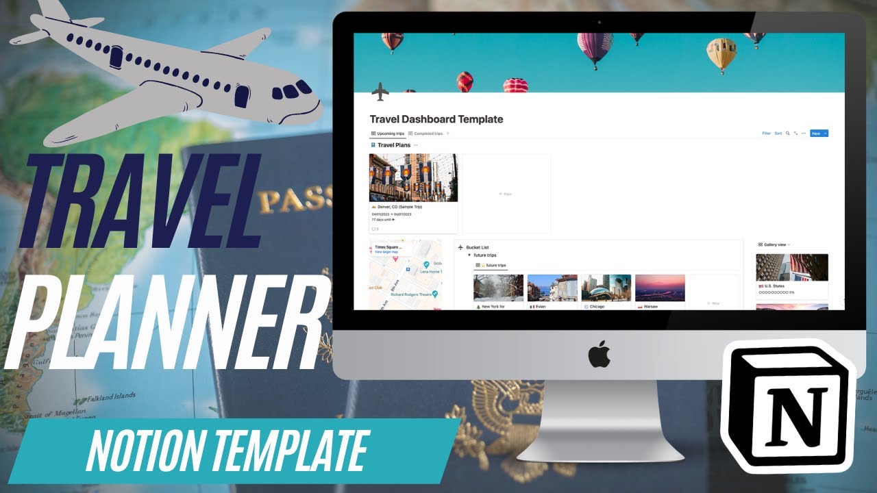 Best Travel Planner in 2023 (Free Notion Template)