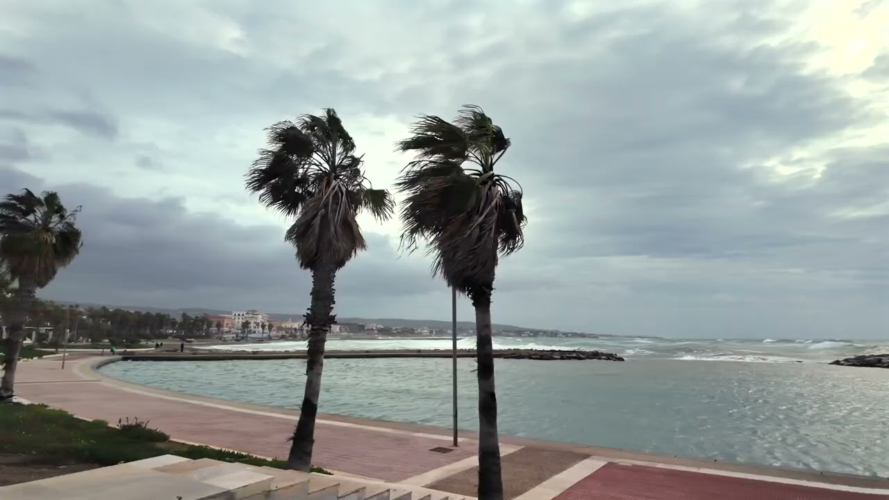 Civitavecchia (Italy) 4k walking tour | 11:49 AM, January 03, 2025 | 4k 60fps