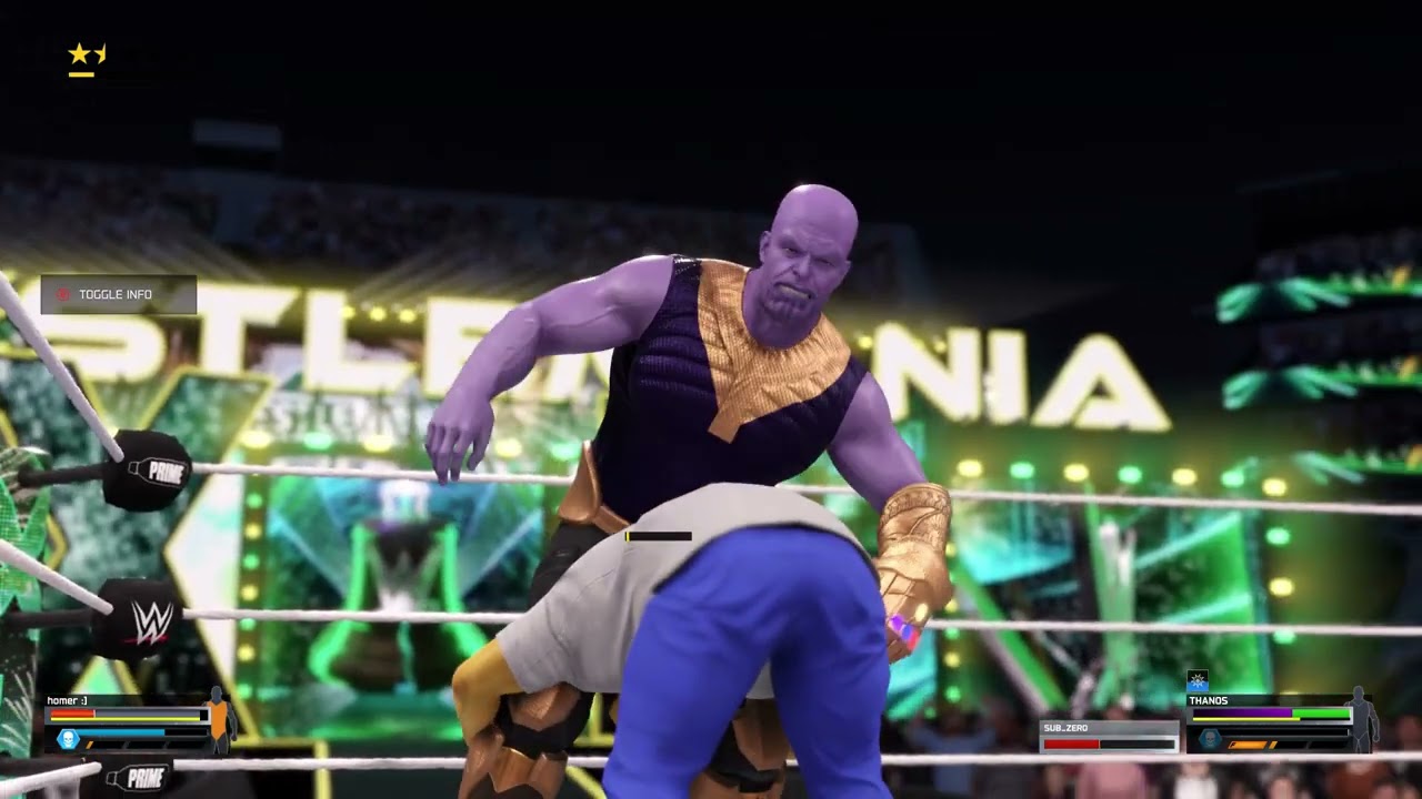 WWE 2K25 Season 7 Part 13 (Streetus Mania) Homer vs Thanos Taco Bell Championship