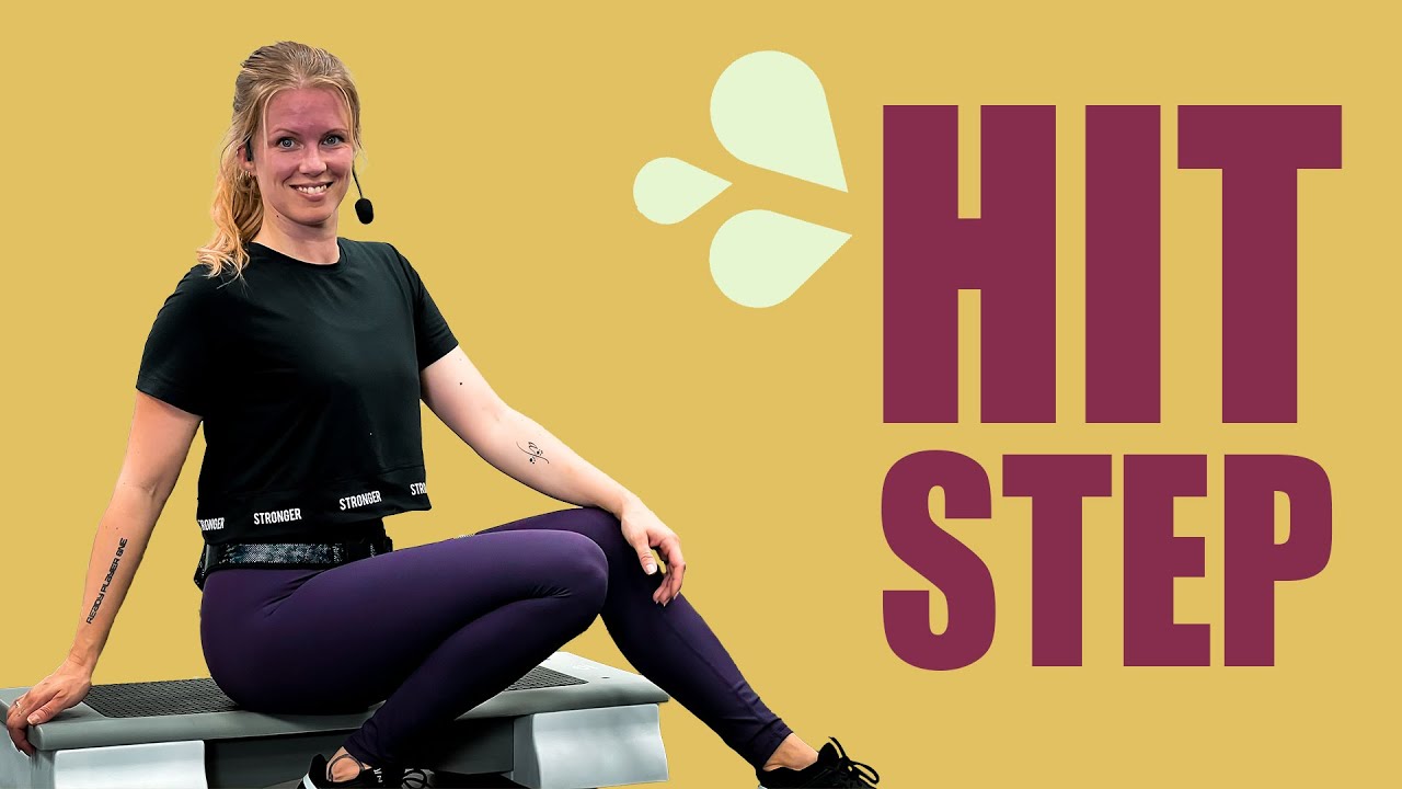 HIT STEP - hög puls och effektiv träning på stepbräda