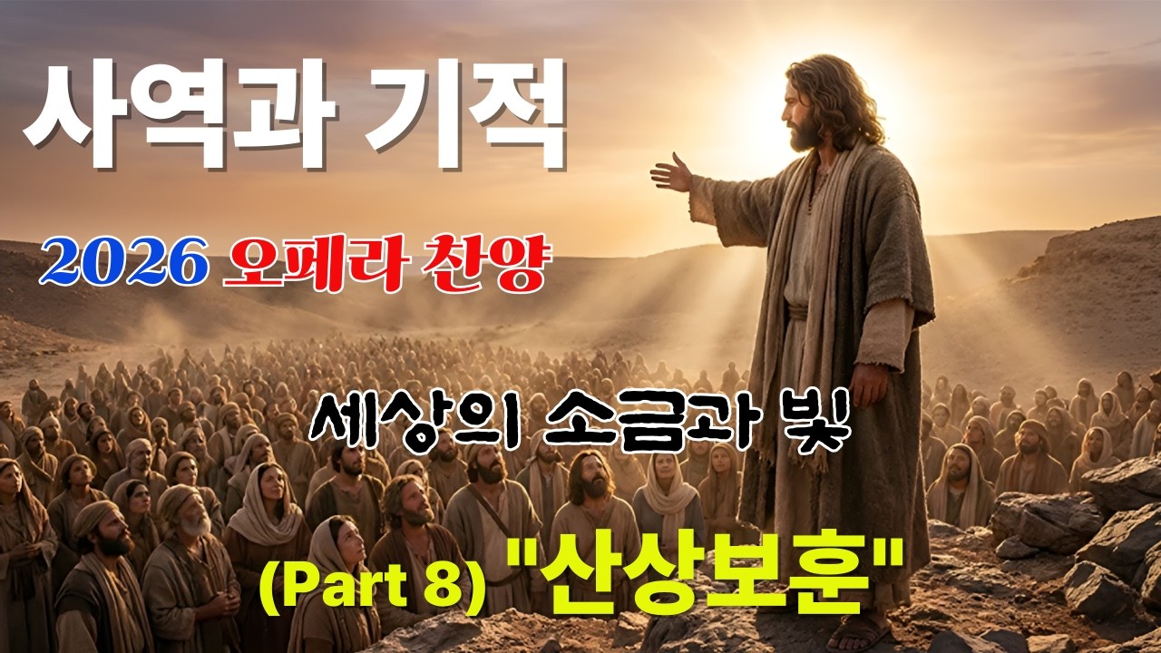 [2026 오페라 찬양] 메시아 Part 8. 산상보훈 (The Sermon on the Mount) | 팔복 | 세상의 소금과 빛 #CCM #메시아 #Opera