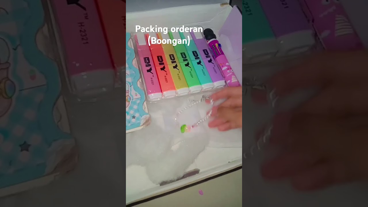 Packing orderan(boongan) 🤫🧏🏻&zwj;♀️ #lofi #cute