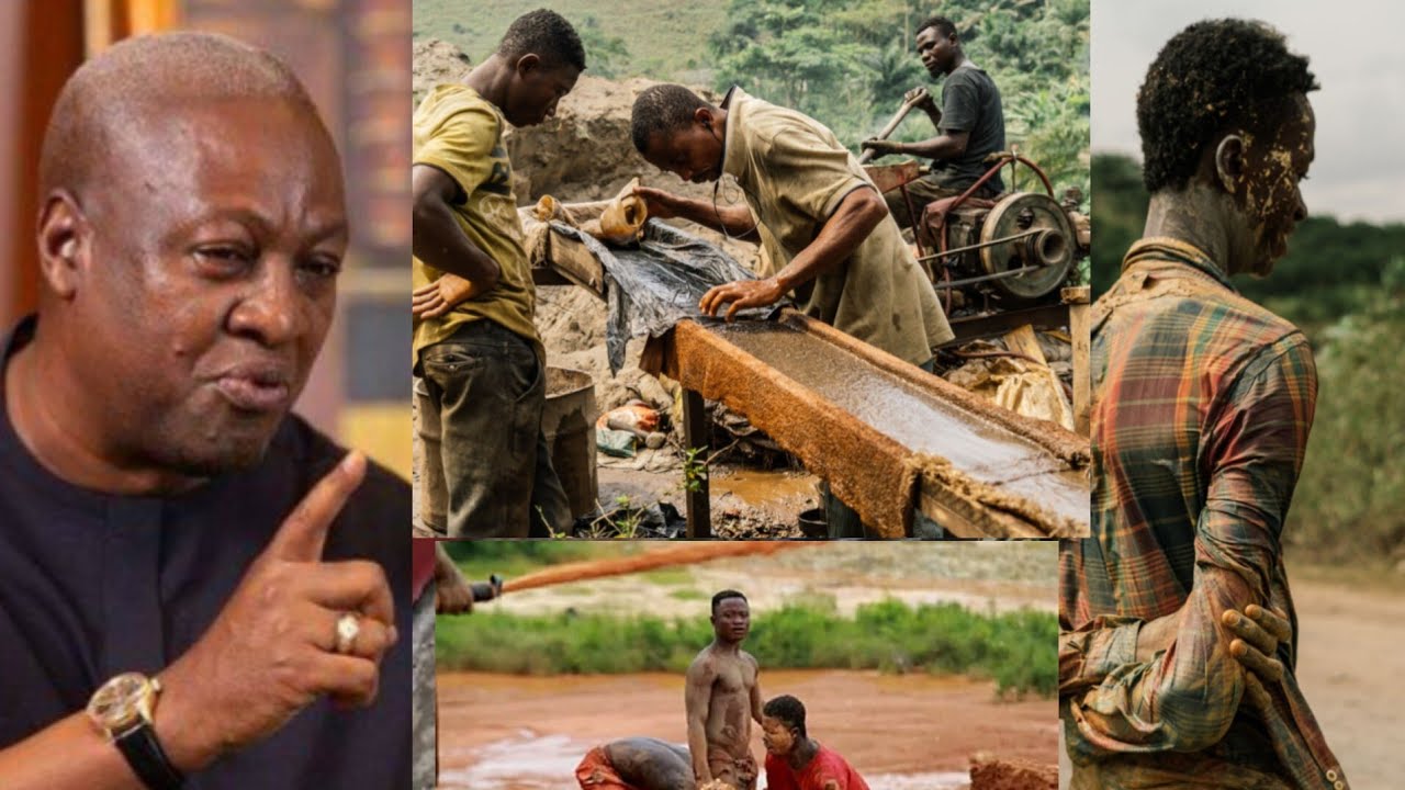 Armed Robbers or Galamsey Choose one  John Dramani Mahama. Youth Angryly speak out.