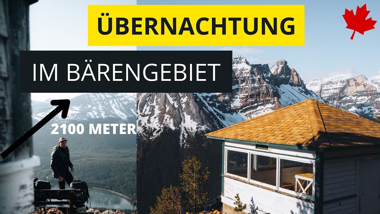 &Uuml;BERNACHTUNG in den Rocky Mountains 🏔️ (2100METER) - KANADA Rundreise Abenteuer