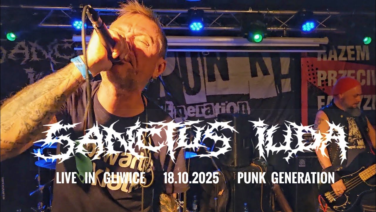 SANCTUS IUDA   2025.10.18  live in Gliwice (PUNK GENERATION - klub Mrowisko) [FULL SHOW] 