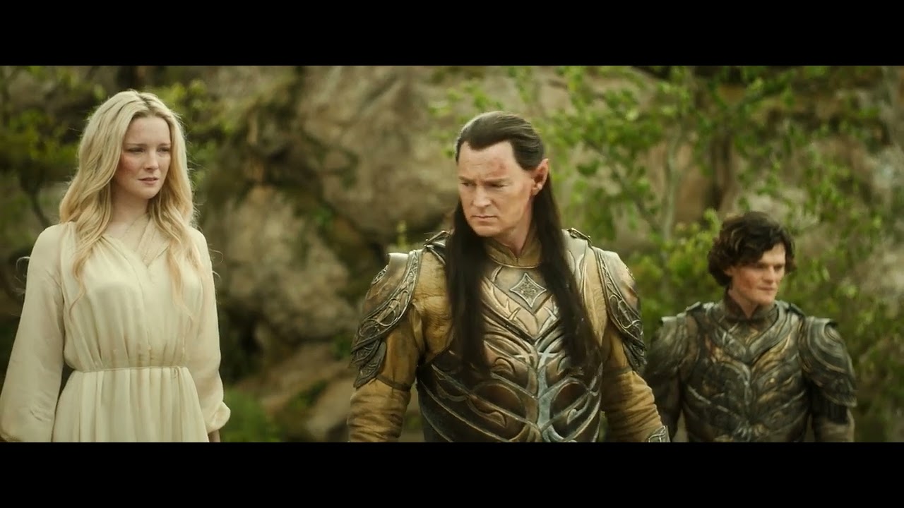 The last scene from Rings of Power but there's no music