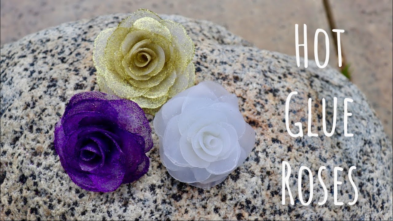 DIY Hot Glue Roses ♥︎