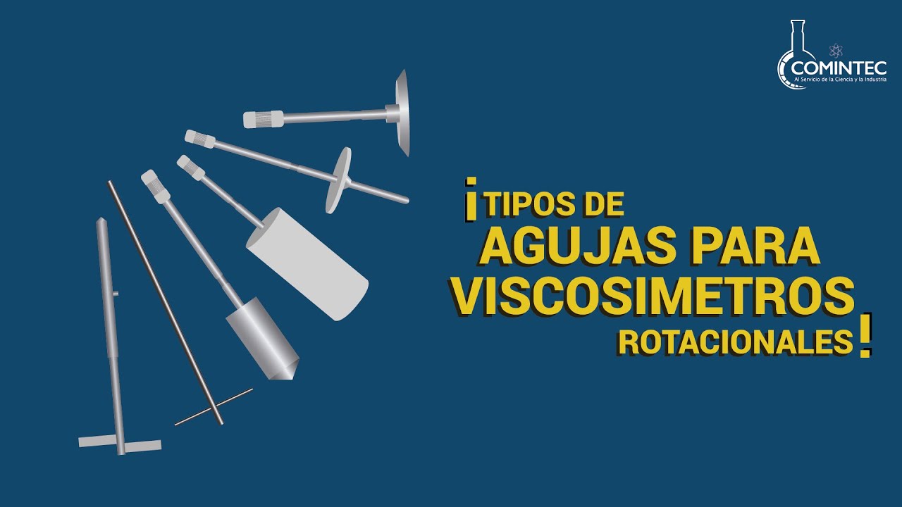 TIPOS de AGUJAS para viscosímetros rotacionales