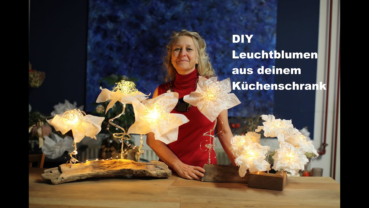 die zürcherin #diy #Leuchtblumen aus deinem Küchenschrank #design #leuchten #dekoration #deutsch
