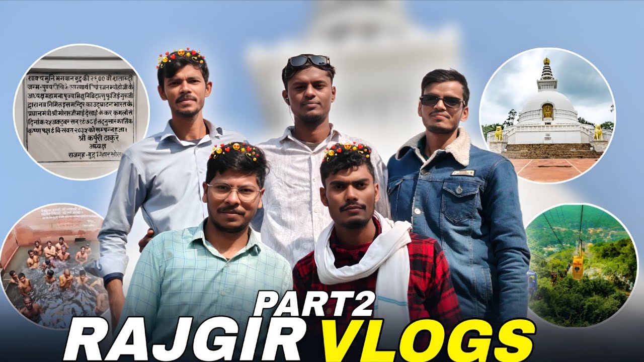 Rajgir Vlogs Part 2 🥰 | Glass Brige pa Nahi Chad Paiya 🥹 | 