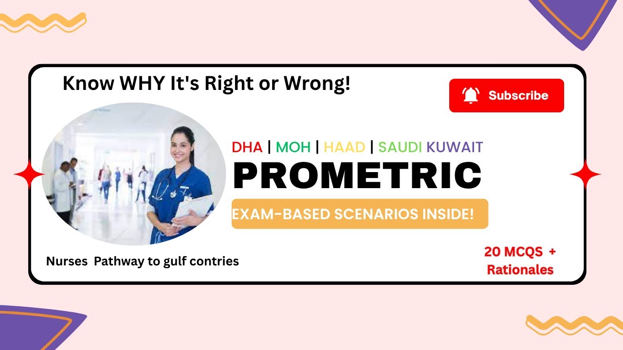 Prometric MCQs | Real exam scenario  |Nurses Must Know |Explanations | Saudi, Qatar, Kuwait, UAE