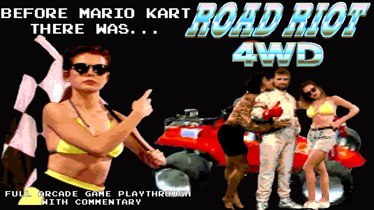 Road Riot 4WD (1991, Atari) Full Arcade Game Playthrough (With Commentary)