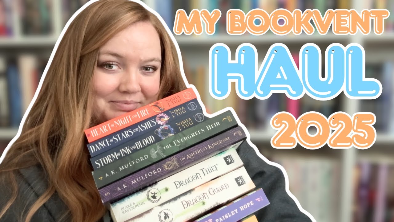 bookvent calendar unboxing 2025 | every book i got in my bookish advent calendar 📚🎄✨ 🥂 ❄️ 🌻 🌎