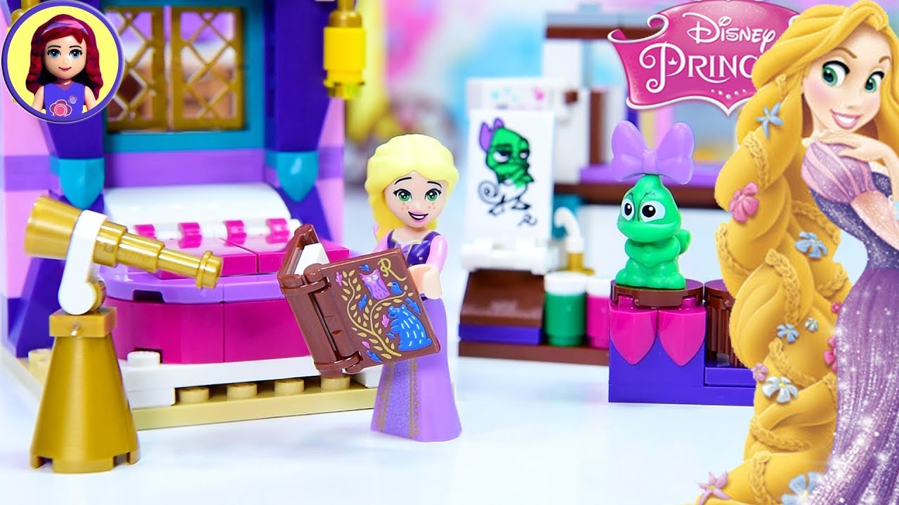 Rapunzel's Castle Bedroom Lego Disney Princess Tangled Set Build Silly Play