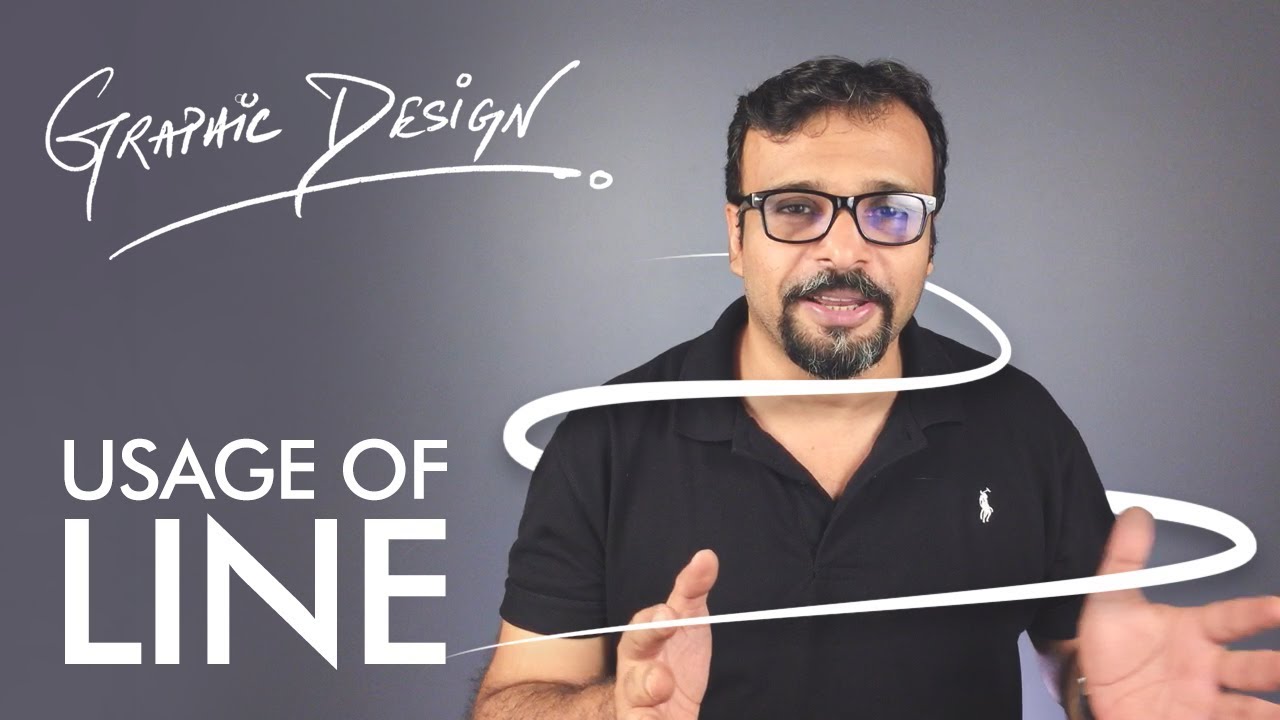 Visual Element LINE - Graphic Design Theory Class 2 Urdu / Hindi