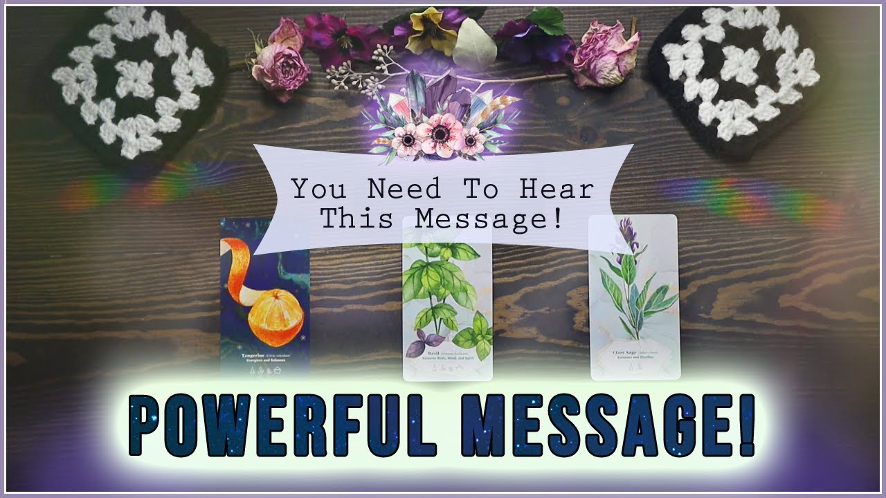 You Need To Hear This POWERFUL Message From Spirit PICK A CARD Tarot Reading