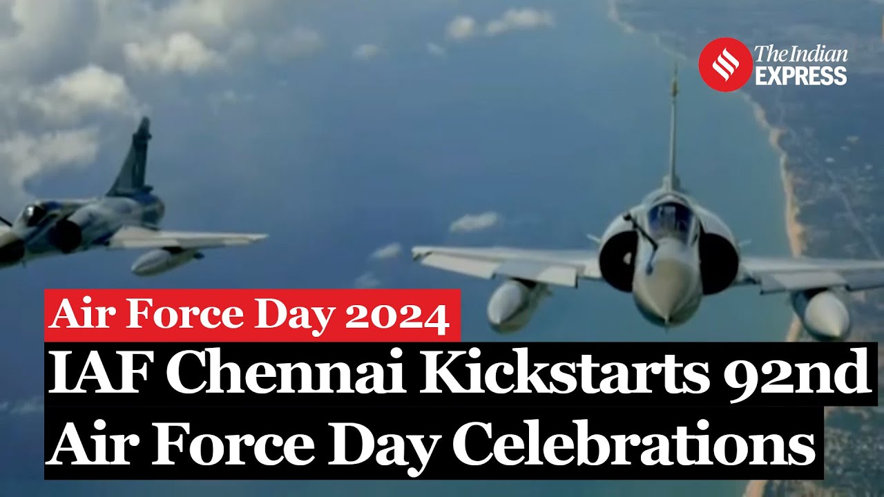 IAF Dazzles at Marina Beach: Air Show Kicks Off 92nd Air Force Day Celebrations in Chennai